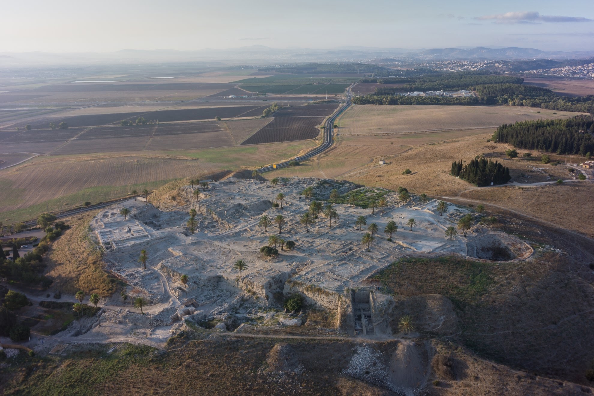 Megiddo Arial View courtesy of the Megiddo Expedition